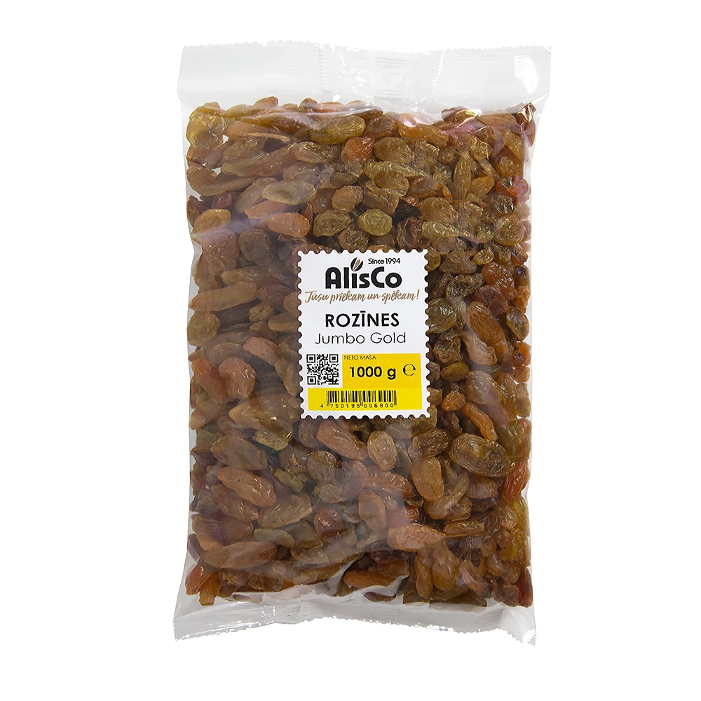 uc Rozīnes Jumbo Gold 1kg - Image 1
